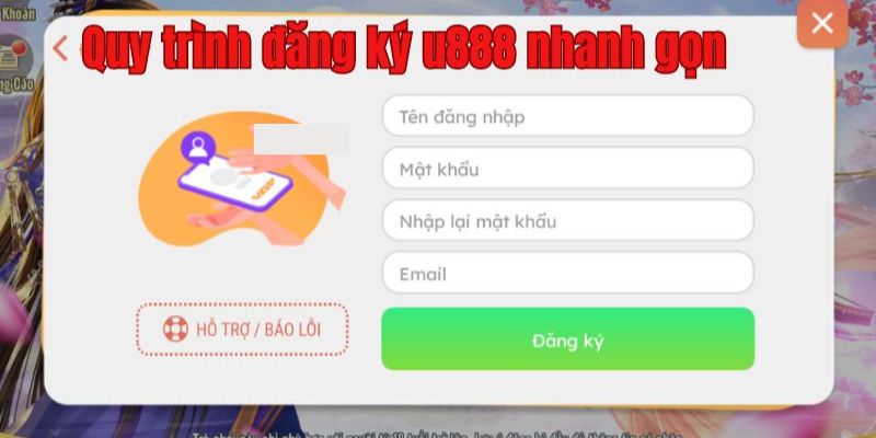 Đăng Ký U888 - Hướng Dẫn Tạo Tài Khoản Nhà Cái Nhanh Nhất 2 Hướng dẫn đăng ký u888 cho người mới chi tiết