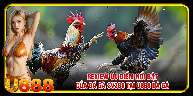 Hướng Dẫn Cách Chơi Đá Gà SV388 tại U888 Mới Nhất 2025 3 Review ưu điểm nổi bật của đá gà sv388 tại U888 đá gà